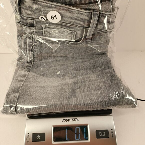 FIDELITY DENIM Juniper Crop Cropped Flare Women's Jeans Denim Surfire Grey SZ 27 - Picture 16 of 16